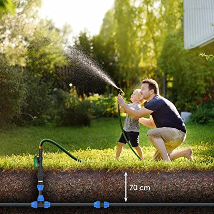 Kirchhoff Wasserleitung für Gartenbewässerung 20 mm x 25 m | PE Rohr für Sprinklersystem | Verlegerohr HDPE | DVGW | Trinkwasserleitung | Made in EU – Bild 4