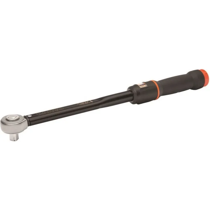 BAHCO Drehmomentschlüssel Klick-Drehmomentschlüssel, mechanisch, Skalenanzeige, robust und präzise, Nm/ft.lb, blauer Ring, inkl. Timestrip®