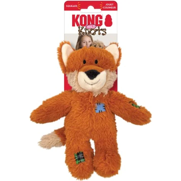 KONG - Wild Knots Fox Squeak Toy S/M (634.7374) – Bild 2