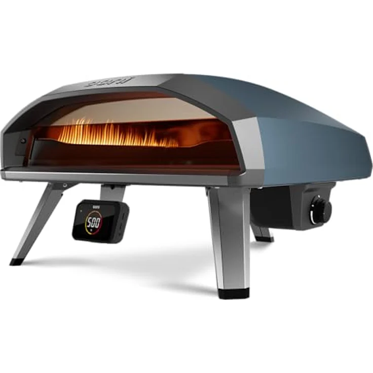 Ooni Koda 2 Pro, Gas Pizzaofen mit G2 Gas-Technologie™, Bluetooth-fähigem Ooni Connect™ Digital Temperature-Hub und großzügiger Kochfläche – Bild 1