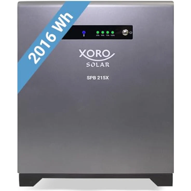 XORO SOLAR SPB 215X, 2016 Wh Erweiterungsakku für SPS 2155 Solarstromspeicher mit Lithium-Eisenphosphat-Zellen, IP65 Schutzart – Bild 2