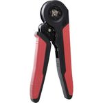 Quadrios Crimpzange Aderendhülsen-Crimpzange Vierkantpressklaue, automatische Einstellung 0,25-10 mm², ergonomischer Kunststoffgriff, Sicherheitsverschluss, 404 g