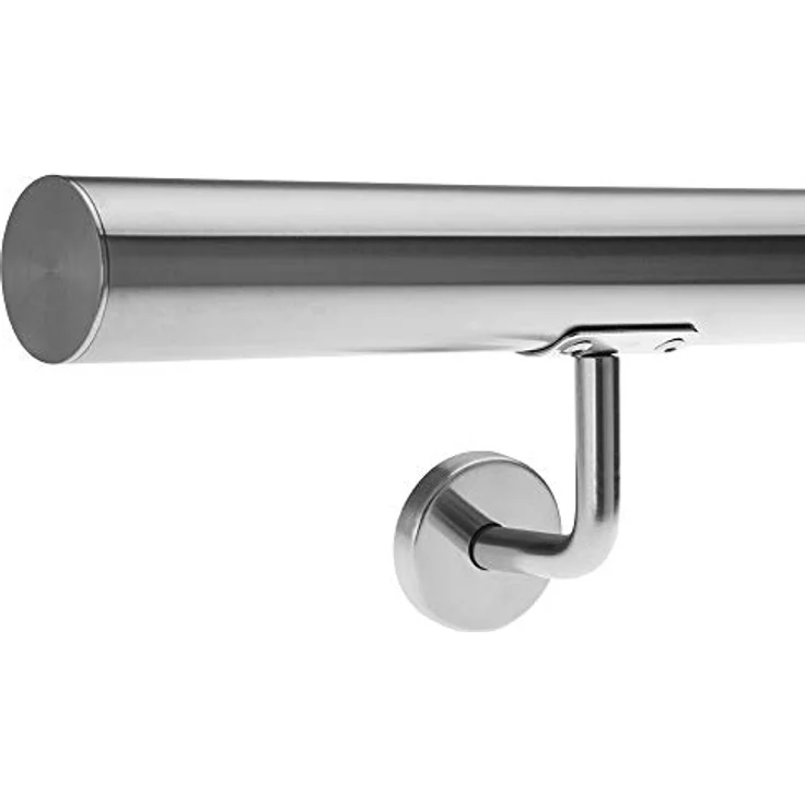 monzana Handlauf 500cm Edelstahl V2A Geländer Treppe Wandhandlauf Brüstung Griff 80-600cm – Bild 6