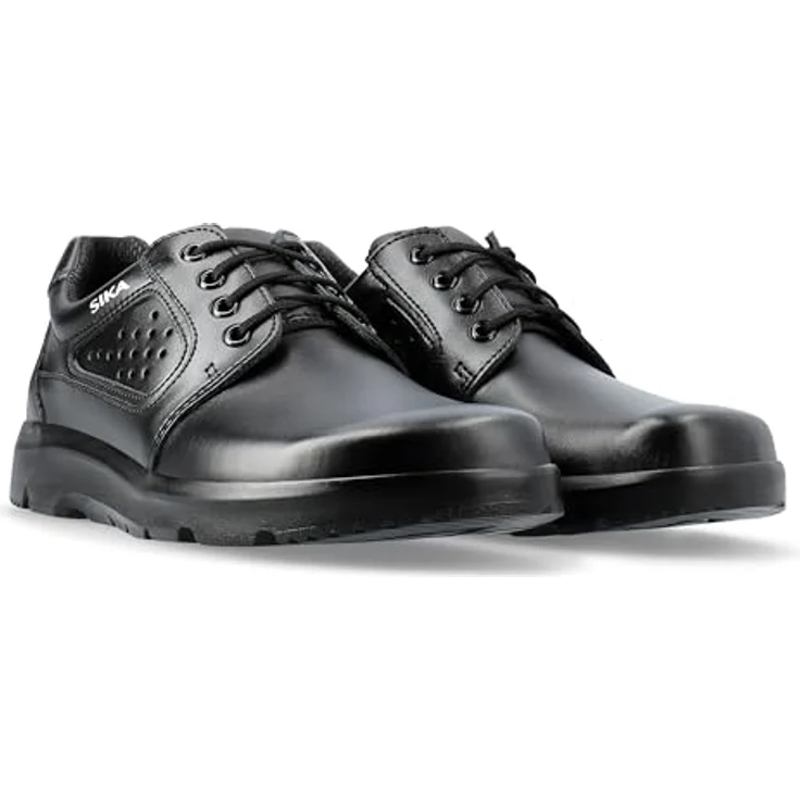 Sika Arbeitsschuh Optimax Schnürschuh, leicht und atmungsaktiv aus Permair® Leder, rutschhemmende Sohle, schwarz, Größe 42 – Bild 6