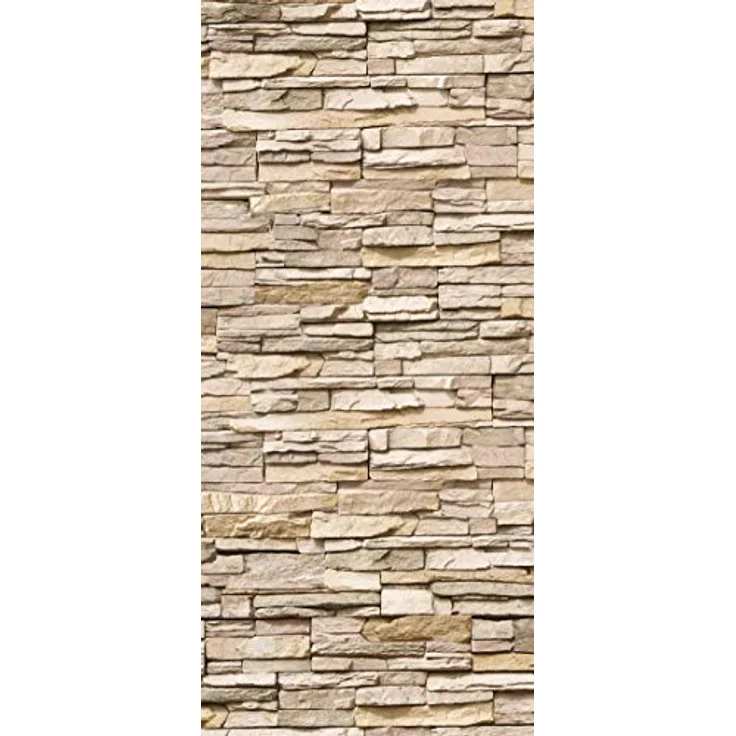 Schulte Dusch-Rückwand Stein Verblender-hell 100 x 210 cm, Aluminiumverbundplatte, pflegeleicht, langlebig – Bild 2