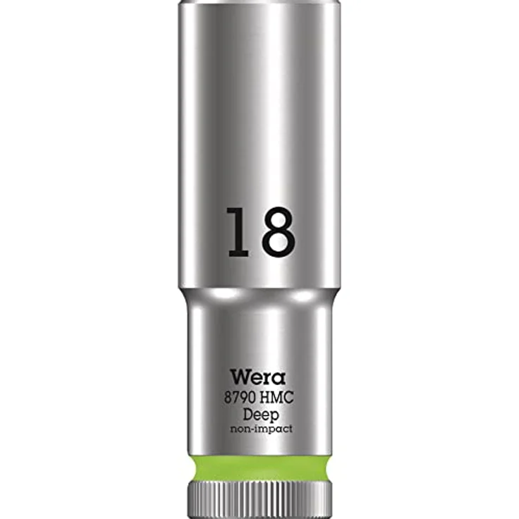 Wera Bit- und Steckschlüsselset 8790 HMC Deep, 1/2″-Antrieb, langer Hand- und Maschinensteckschlüsseleinsatz mit Kugelfangrille, griffig und feinverzahnte Knarren – Bild 1