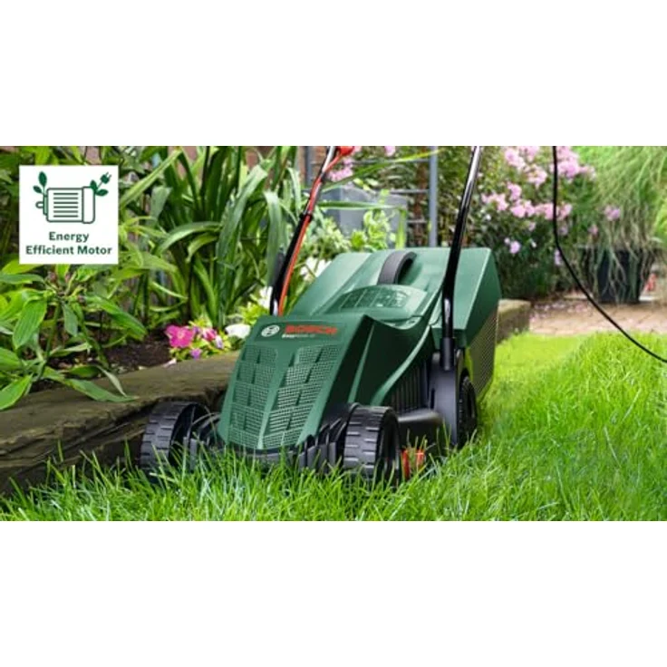 Bosch Home & Garden EasyRotak 32-235, Rasenmäher mit energiefektivem Motor und klappbaren Griffen, Netzbetrieb – Bild 4