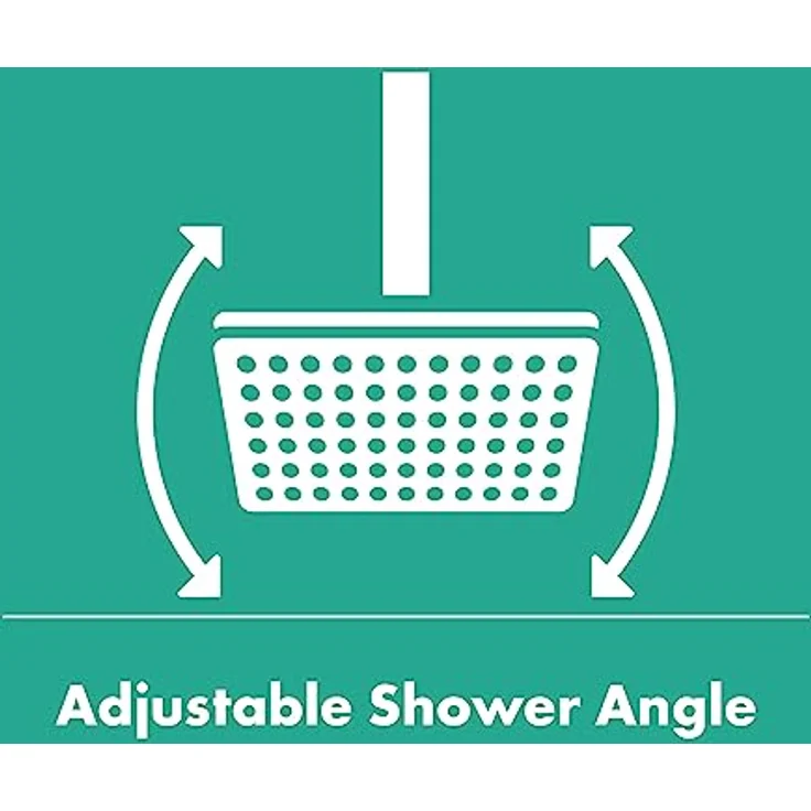 hansgrohe Pulsify E - EcoSmart Kopfbrause (260 mm), Regendusche mit PowderRain, Mattschwarz – Bild 4