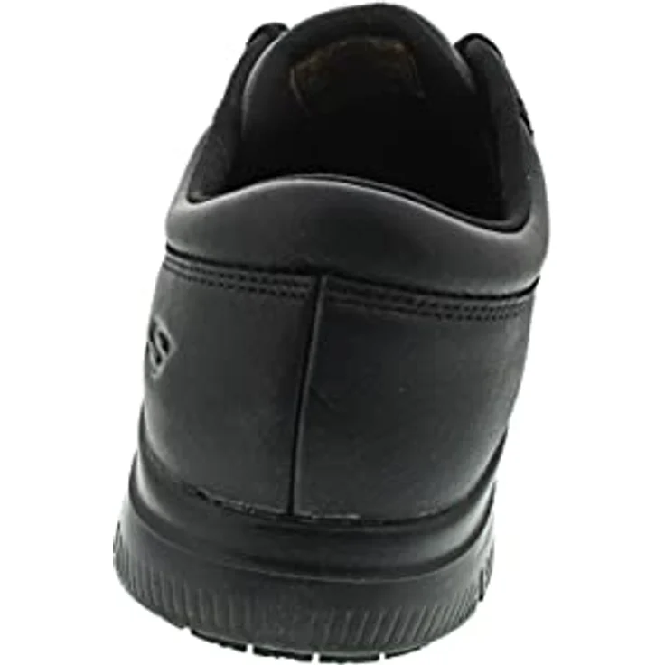 Skechers FLEX ADVANTAGE SR-FOURCHE, Berufsschuh Schnürschuh für Gastronomie und Pflege, gepolsterte Innensohle, schwarz, Leder, rutschhemmend, Memory-Schaum, Relaxed Fit – Bild 2