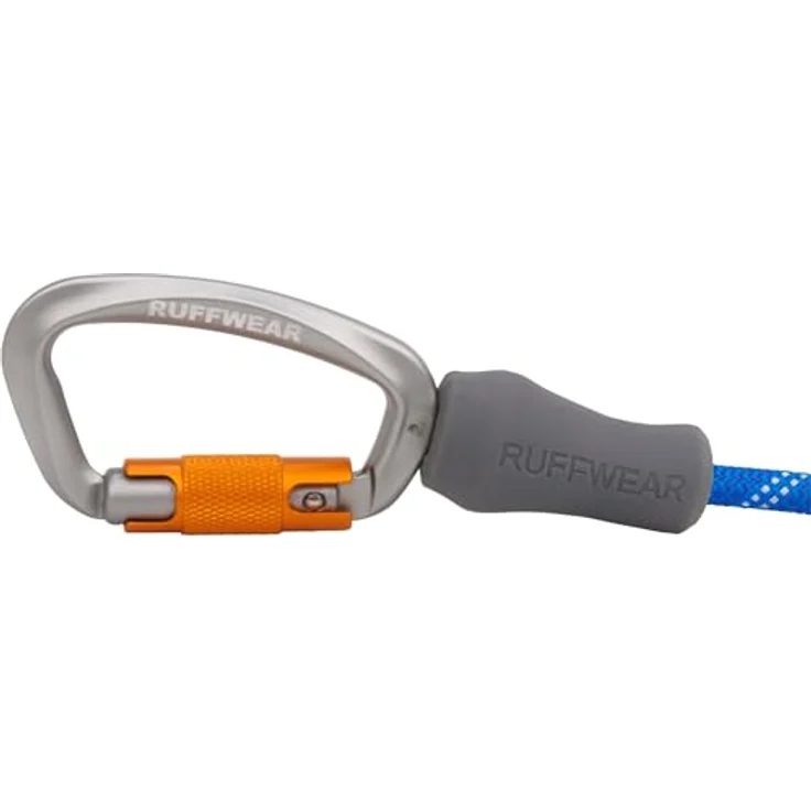 RUFFWEAR Knot-a-Leash Reflektierende Hundeleine, große, zugfreie 1,5 m Hundeleine, L, Blue Pool, leicht und robust, mit gepolstertem Griff – Bild 2