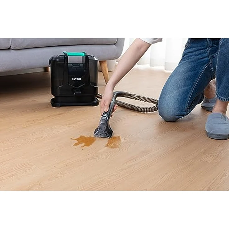 Linsar - Multi Waschsauger - Sprühen, Schrubben und Saugen - Nass und Trockensauger für Treppen, Polster und Teppiche - Dual-Tank-System - 3,3m Kabel - 2 Aufsätze - 400 Watt – Bild 4