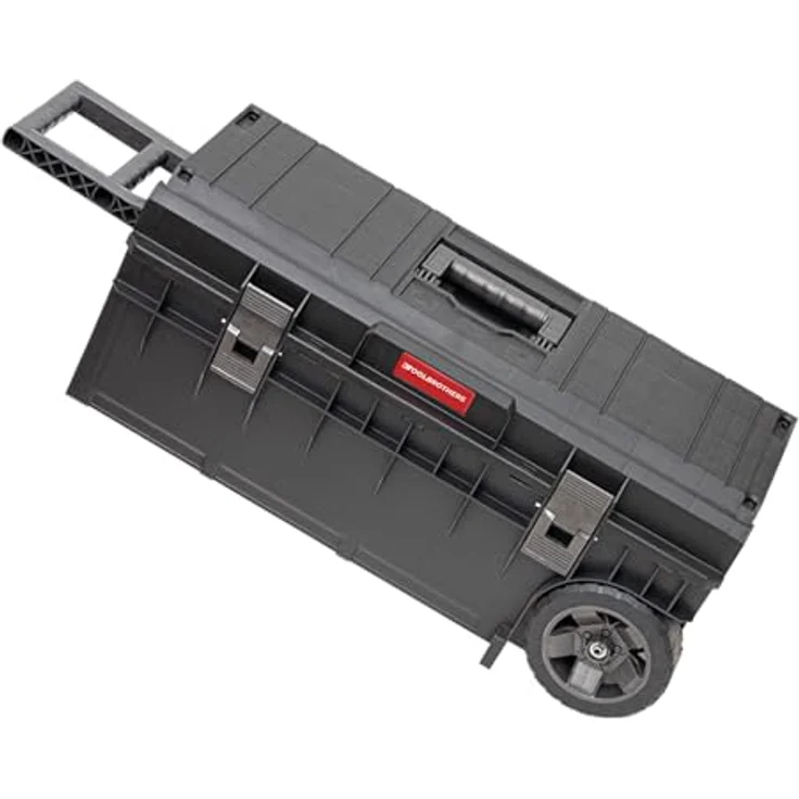 Tool Brothers RHINO XXL Trolley ECO Longer Basic, mobile Werkzeugkiste mit 50 l Volumen, 3 verstellbare Fächer, 793 x 385 x 322 mm – Bild 1