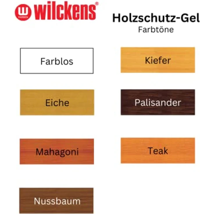 Wilckens Farben Holzschutzlasur Holzschutzgel, wetterbeständig und lösemittelarm, 750 ml – Bild 3