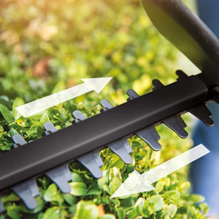 Bosch Akku Heckenschere EasyHedgeCut 18-45 (2 Akkus 2,0 Ah, 18-Volt-System, Messerlänge 45 cm, im Karton) – Bild 5
