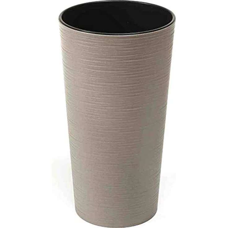 Siena Garden Pflanzgefäß ECO Locon grau Ø 25x46,5 cm