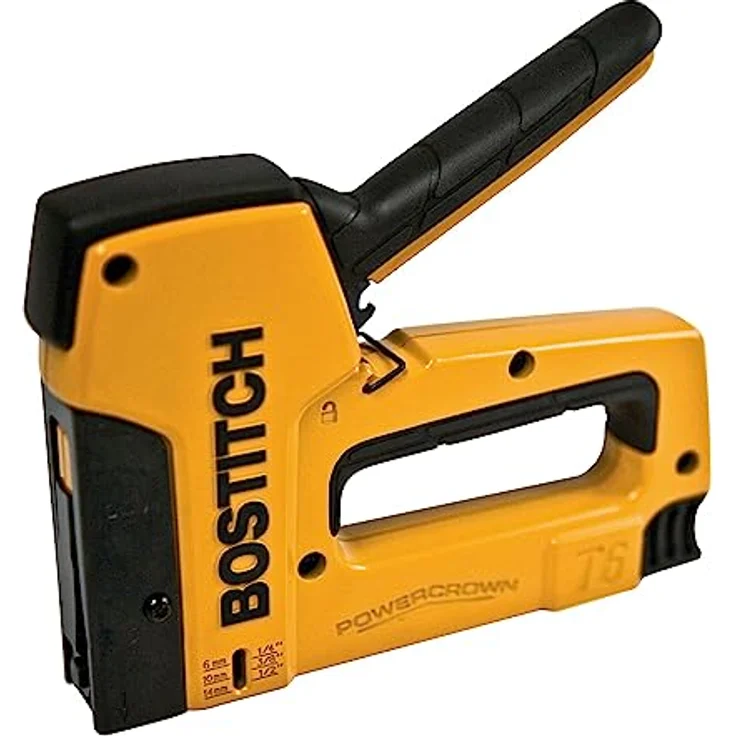 BOSTITCH STCR Handtacker T6-80C2, Tackerklammern, Klammergerät, Hefter mit Schnell-Lade-Magazin, 6-14mm – Bild 2