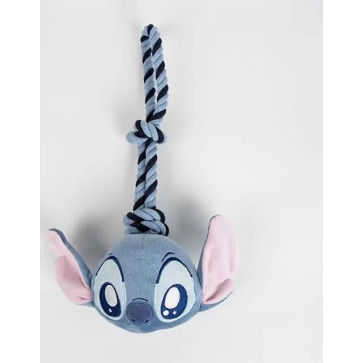 tesa Disney Stitch Hundespielzeug, Tier-Beschäftigungsspielzeug mit Ziehseil, ca. 15 x 33 x 10 cm – Bild 5