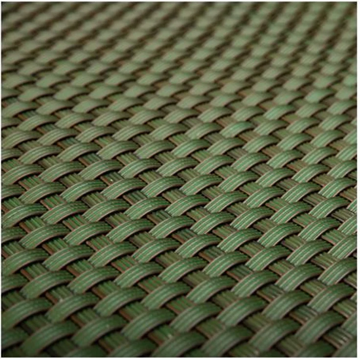PE-Rattan in 0,9m Breite (Meterware) Sichtschutz Balkonblende grün – Bild 1