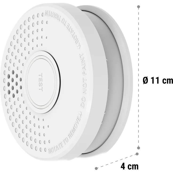 Rauchmelder DOF39 mit Magnetic Mount Magnethalterung im Set Weiß – Bild 5