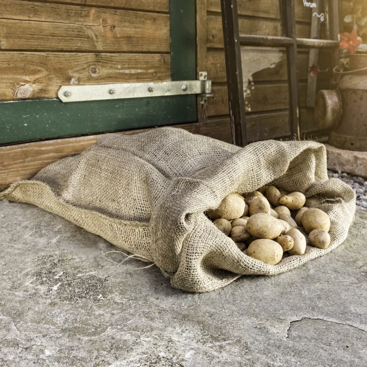 Windhager Jute-Sack 100 x 110 cm, natur – Bild 2