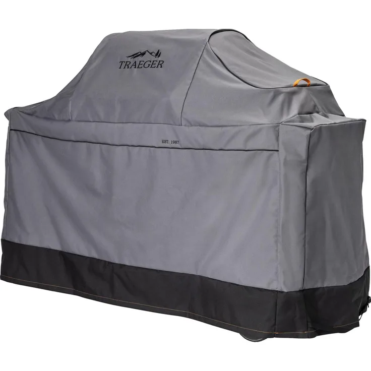 Traeger Grillabdeckung Cover Ironwood, Schutzabdeckung aus strapazierfähigem 600D-Polyester, Allwetterschutz, 59 L x 25 B x 48 H
