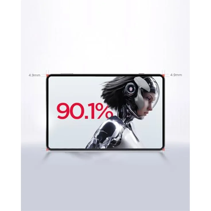 REDMAGIC Astra Gaming Tablet, 9.06” OLED Gaming Pad, Snapdragon 8 Elite, 16GB RAM, 512GB ROM, 165Hz 2.4K Display, 13MP+9MP Kamera, Android 15, 80W Schnellladegerät, Kühlsystem, Schwarz – Bild 4