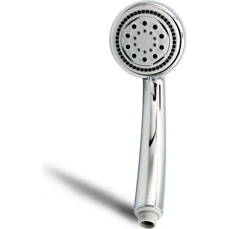 Feridras Handbrause "Hidra", wassersparend mit 3 Strahlarten, Chromoptik, Antikalkdüsen