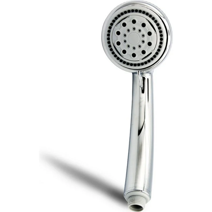 Feridras Handbrause "Hidra", wassersparend mit 3 Strahlarten, Chromoptik, Antikalkdüsen