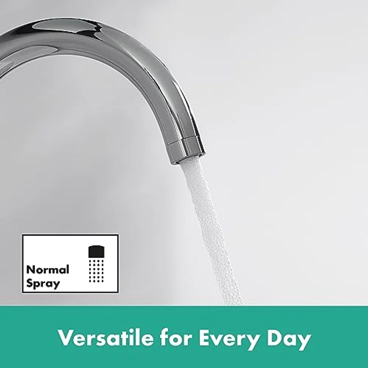 hansgrohe Logis 210 Spültischarmatur, Normalstrahl mit 154 mm Ausladung und 120° Schwenkbereich – Bild 3