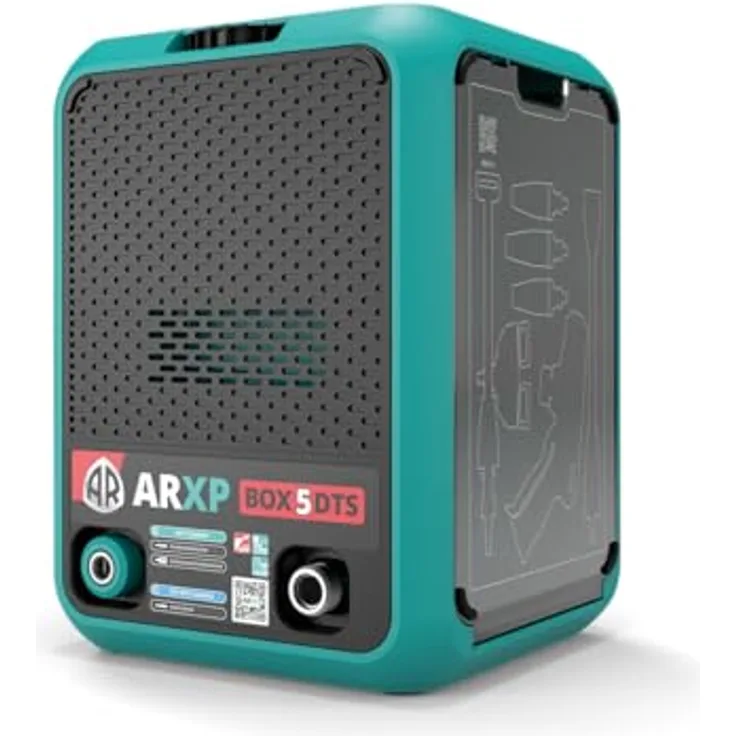 Annovi Reverberi ARXP BOX5 160DTS, Hochdruckreiniger mit 2700 W, 160 bar Druck, und Zubehörfach, netzbetrieb, ultrakompakt