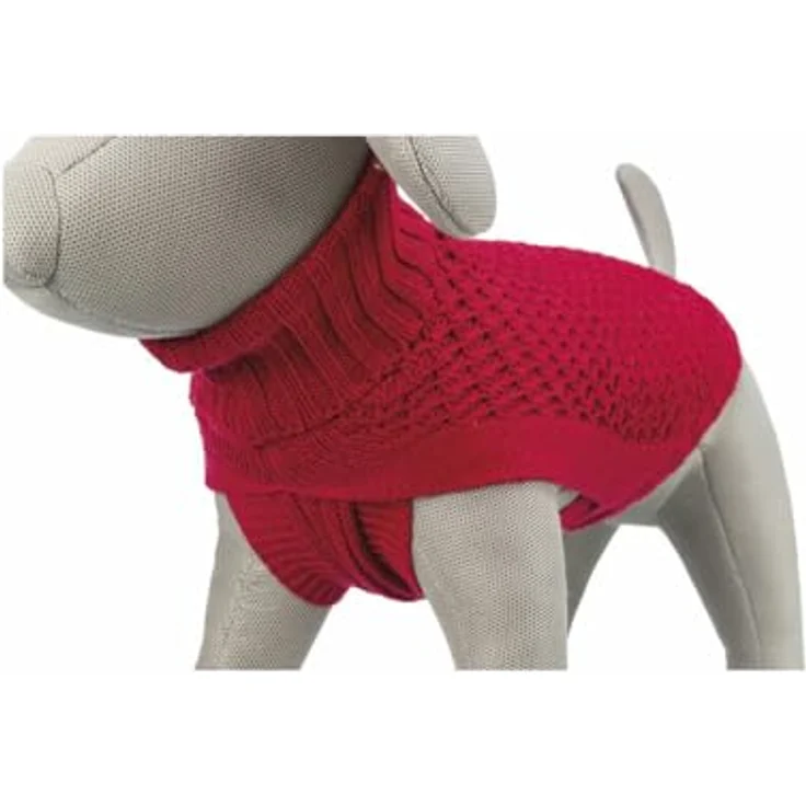 Trixie Hundepullover Rot M, 20 x 30 x 2 cm, hochwertiges Hundezubehör – Bild 5