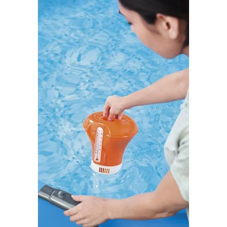 Bestway Flowclear Dosierschwimmer mit Thermometer, sortiert – Bild 3