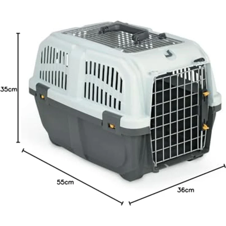 Transportbox "Skudo 2 Open" grau L x B x H: 55 x 36 x 35 – Bild 2