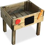 GartenDepot24 Kinder Hochbeet Frühbeet Treibhaus Kräuterbeet aus Holz, B50 x T40 x H45 cm