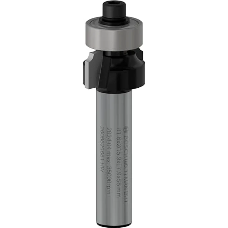 Bosch Hausgeräte Abrundfräser PRO 1.6x15.9x7.9x8mm, präziser Fräser mit hochwertigen Carbide-Zähnen für Holzarbeiten, Model 2608629681 – Bild 1