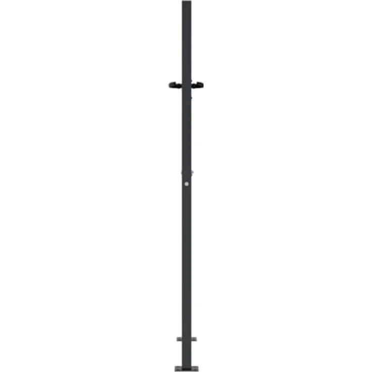 vidaXL Gartentor Anthrazit 105x130 cm Stahl Baum-Design Abschließbar Schlüsse - Preisvergleich – Bild 9