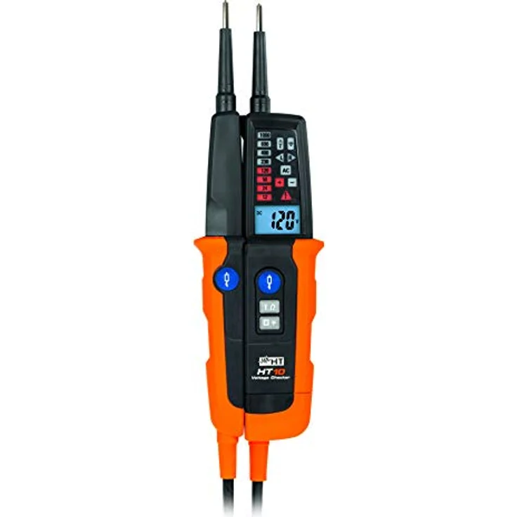 HT Instruments HT10 Zweipoliger Spannungsprüfer CAT III 1000 V, CAT IV 600V Akustik, Bargraph, LCD, LED – Bild 2