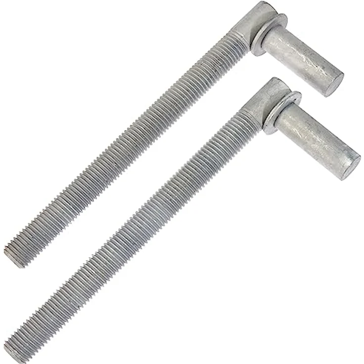 GAH-Alberts 410803 Kloben, ein Paar, zum Durchschrauben, verstellbar, feuerverzinkt, D16 mm, 190 mm, M16 – Bild 2