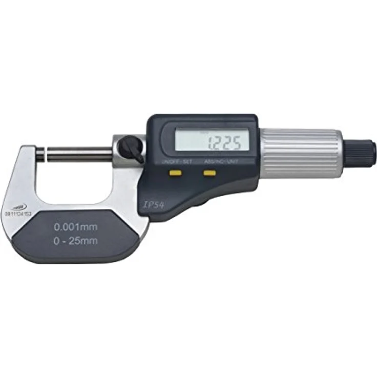Helios Preisser 0912501 Bügelmessschraube mit digitaler Anzeige 0 - 25mm Ablesung: 0.001mm DIN 863-1 – Bild 2