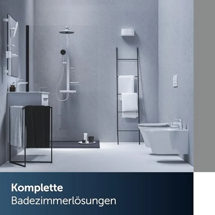 Ideal Standard Duschsystem Ceratherm Alu+, Multifunktionsbrause mit Thermostatkartusche, nachhaltiges Aluminium Design, Höhe 111,30 cm – Bild 10