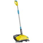 Gloria Haus und Garten EasySweep 18V Kehrmaschine, 40 cm Arbeitsbreite, kraftvoller Akkubetrieb, LED-Beleuchtung, inkl. 4,5 L Auffangbehälter