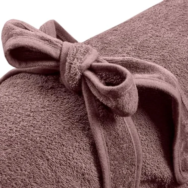 HUNTER Hunde-Bademantel Riga Farbe grau, Größe 60, saugstarke Baumwolle, schnelles Trocknen, Druckknopf-Verschluss – Bild 4