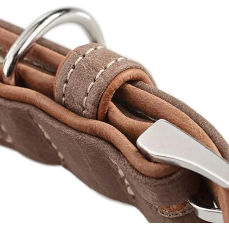 Hunter Hunde-Halsband Porto tabak-cognac XS – Bild 6