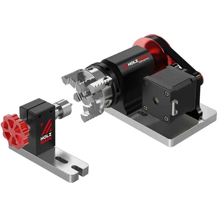 Holzmann CTF45P4x, CNC Tischfräse für Holz mit 4 Achsen für rotationssymmetrische Bauteile