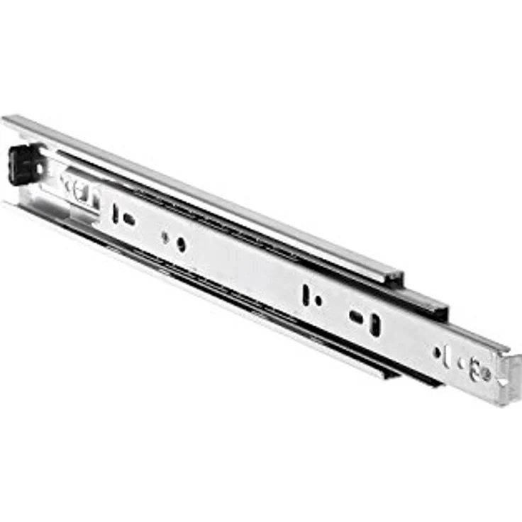 Accuride Kugel-Vollauszüge 3832 mit Ausrollsicherung, 300mm 45kg, hell chromatiert – Bild 1