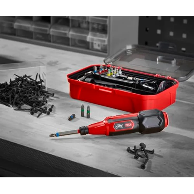 4K5, Schraubenzieher, Tools PDS 5-Set E-Schraubendreher Größe (Schraubendreher) 1/4\ (Innensechskant, Schlitz, Pozidriv-Kreuzschlitz (PZ), T-profil, Phillipps-Kreuzschlitz (PH)) – Bild 3