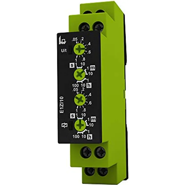 TELE HAASE 110101 Zeitrelais, Multifunktional 12-240VAC/DC, 1 Wechsler, 1 Stück