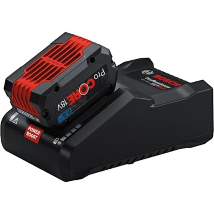 Bosch Professional 18V System Starter-Set: 2x ProCORE 18V 8.0Ah Akku + Ultraschnellladegerät GAL 18V-160, COOLPACK 2.0 Technologie, blau – Bild 2