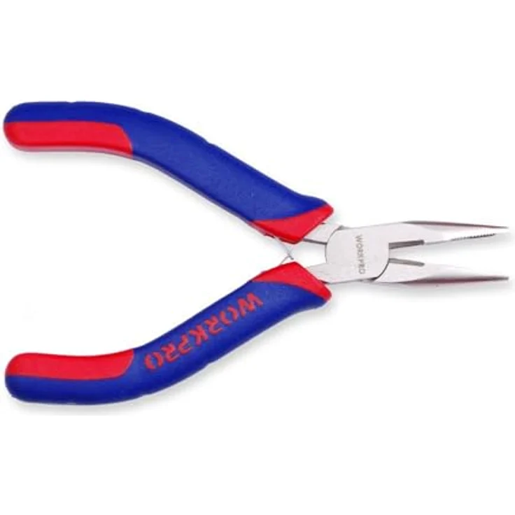 WorkPro Flachzange WP231095, Mini-Spitzzange aus Chrom-Vanadium-Stahl, rostfrei und korrosionsbeständig – Bild 4