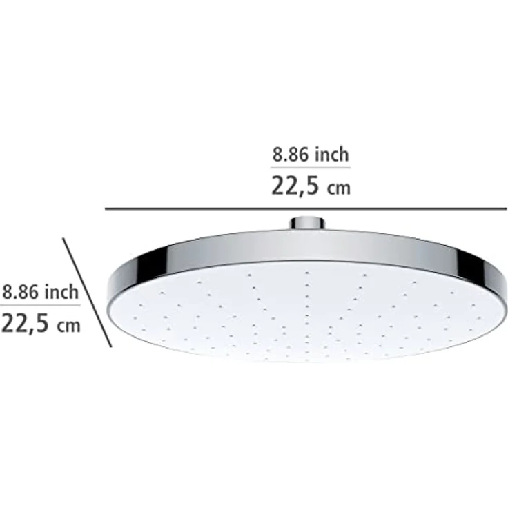 Wenko Duschbrause Cleaning, Regenduschkopf Automatic Cleaning, Ø 22,5 cm – Bild 6